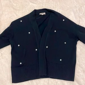 Loft Navy Cardigan with Stars